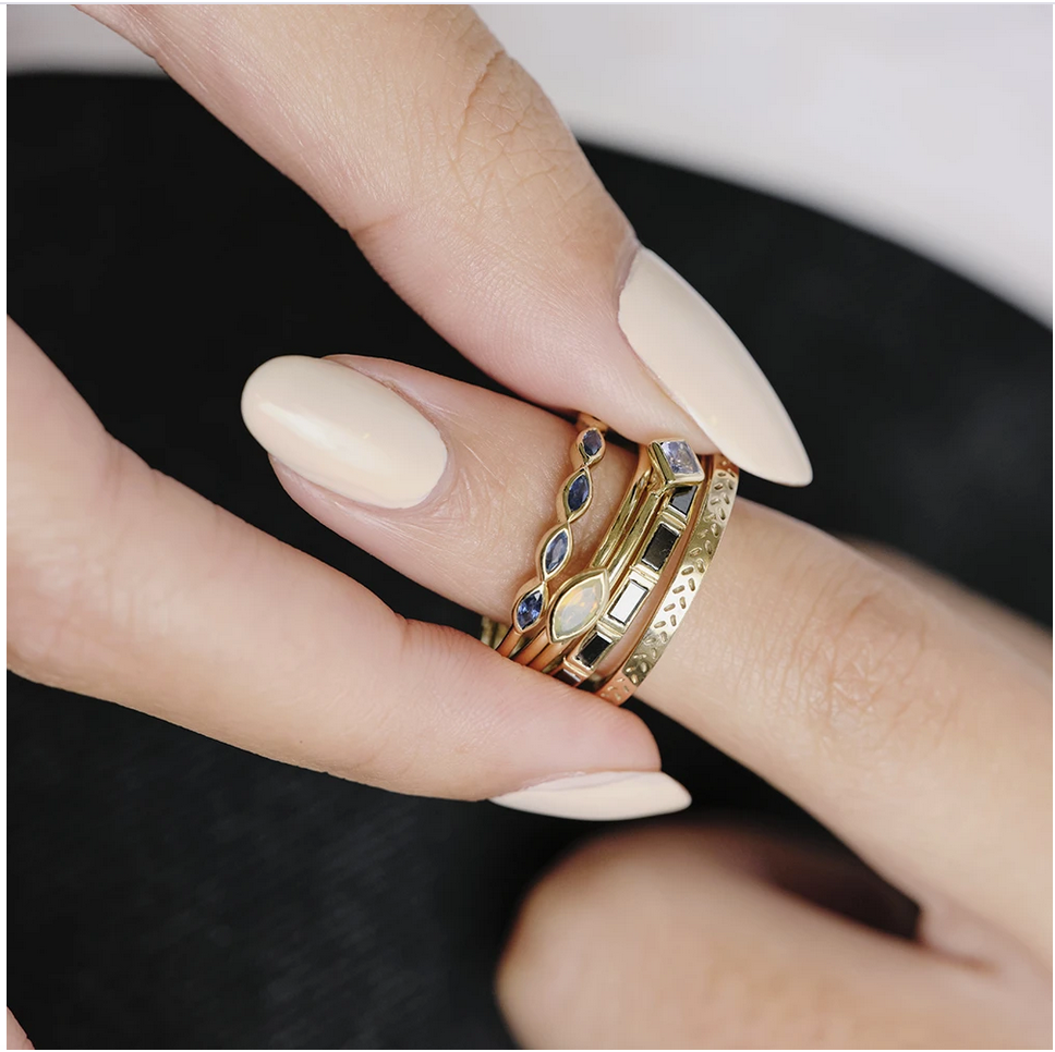 metier by tomfoolery: 5 stone diamond ring