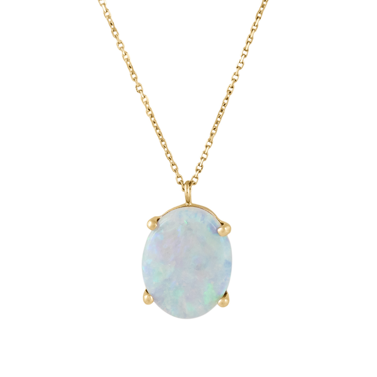 Limited Edition Large Opal Pendant Necklace,wwake, tomfoolery