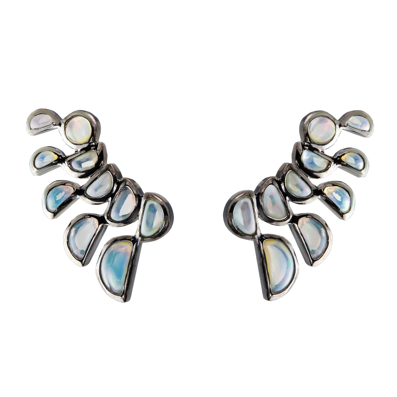 tomfoolery, Nak Armstrong,Ethiopian Opal Lobster Stud Earrings