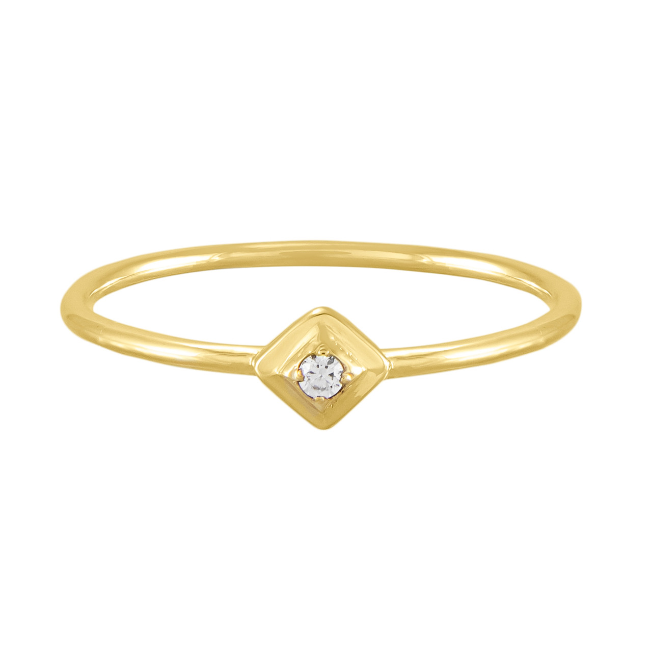 Simple sales gold ring