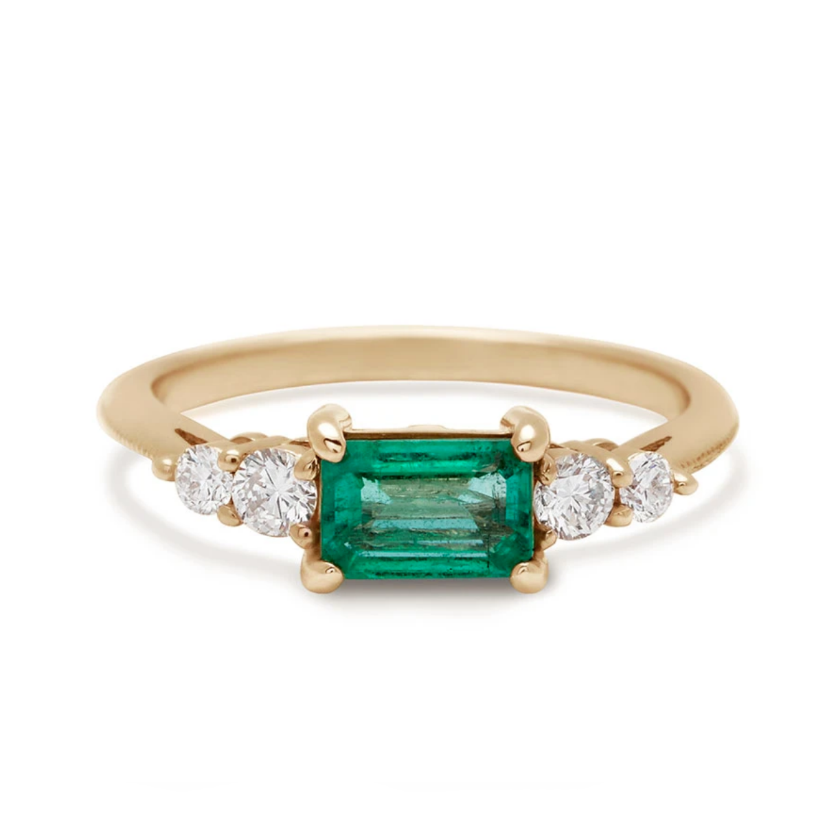 Anna Sheffield, Bea Emerald Five Stone Ring, tomfoolery