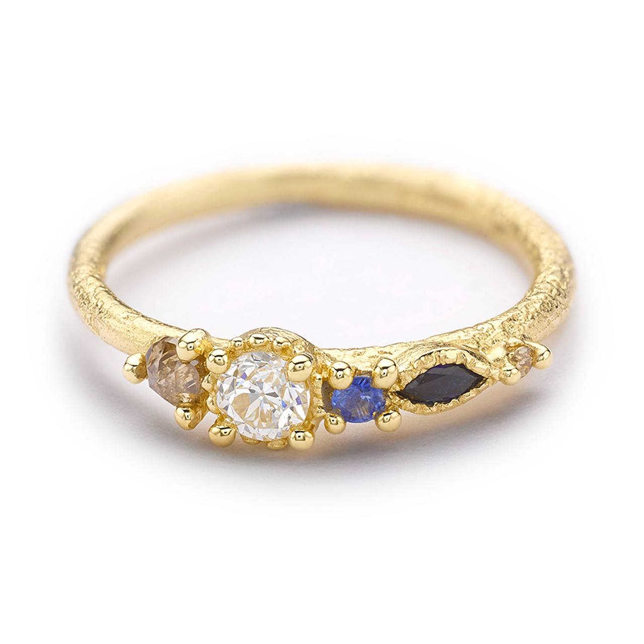 Marquise Four Stone Ring, Ruth Tomlinson, tomfoolery