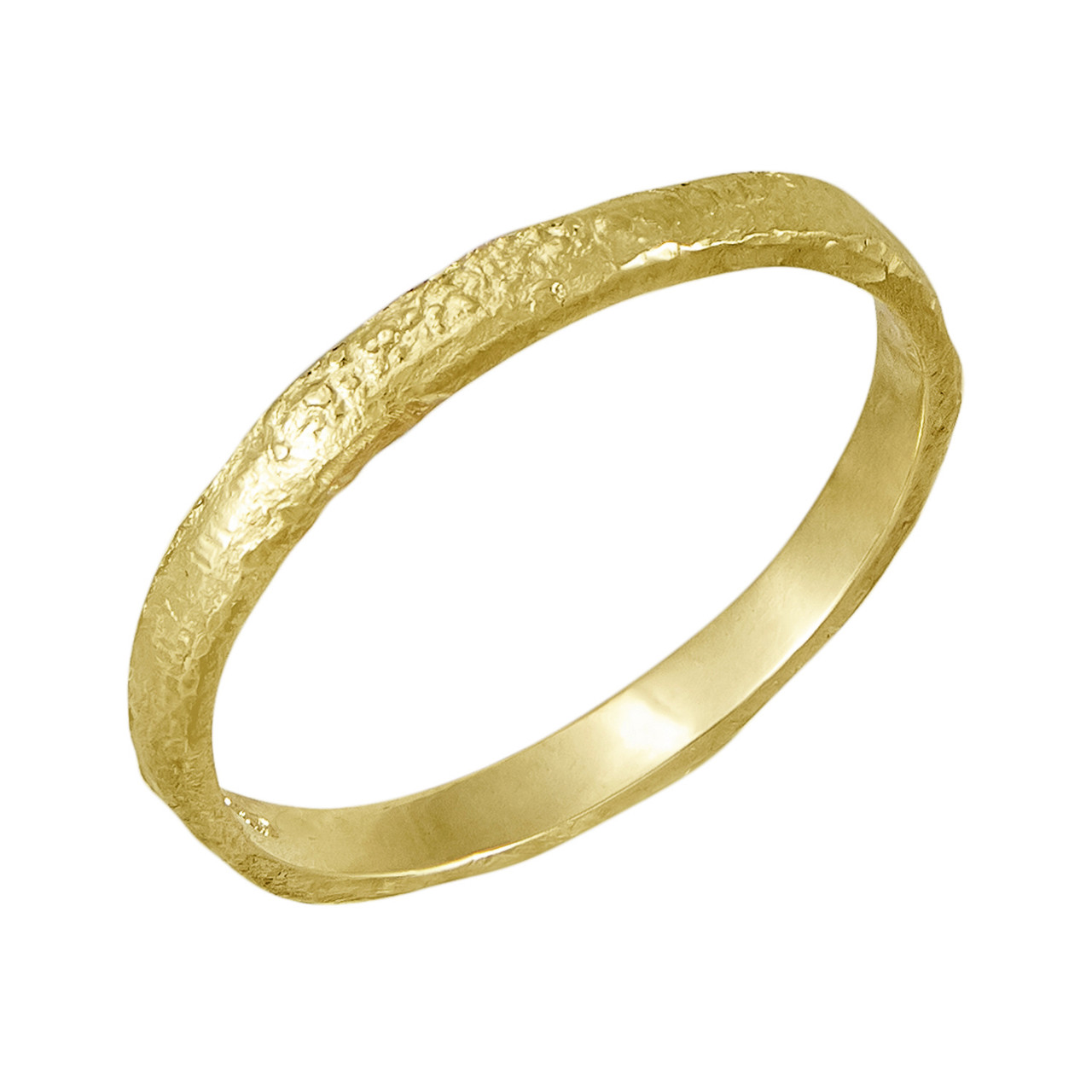 tomfoolery, Ellis Mhairi Cameron,'XIX' 14ct Yellow Gold 2mm Wedding Ring