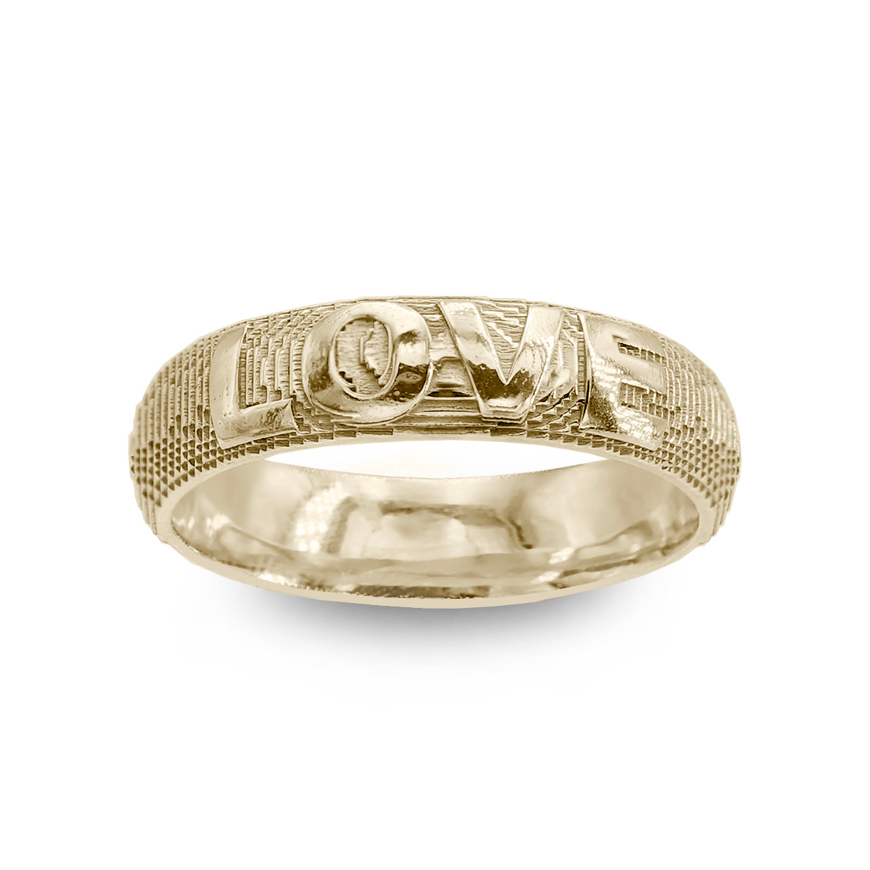 Harriet Morris,  5mm 'LOVE' Ring, Ring tomfoolery