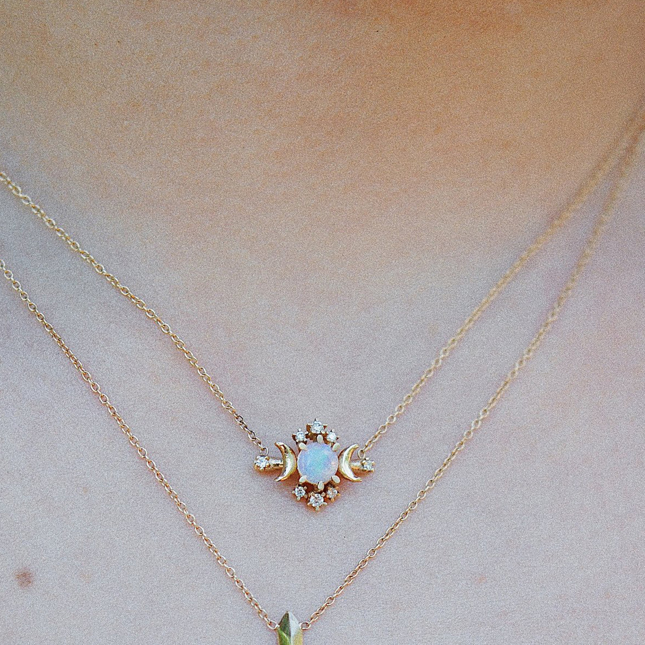 【CULLNI】JW-012 / Geometric top necklace CULLNIJW-012 ⁄ Geometric top necklace