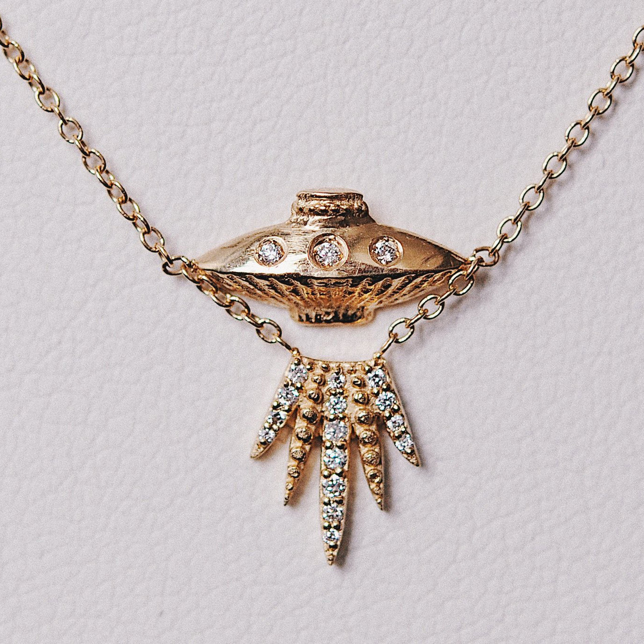 Sofia Zakia, Tender Abduction UFO Pendant. Tomfoolery London