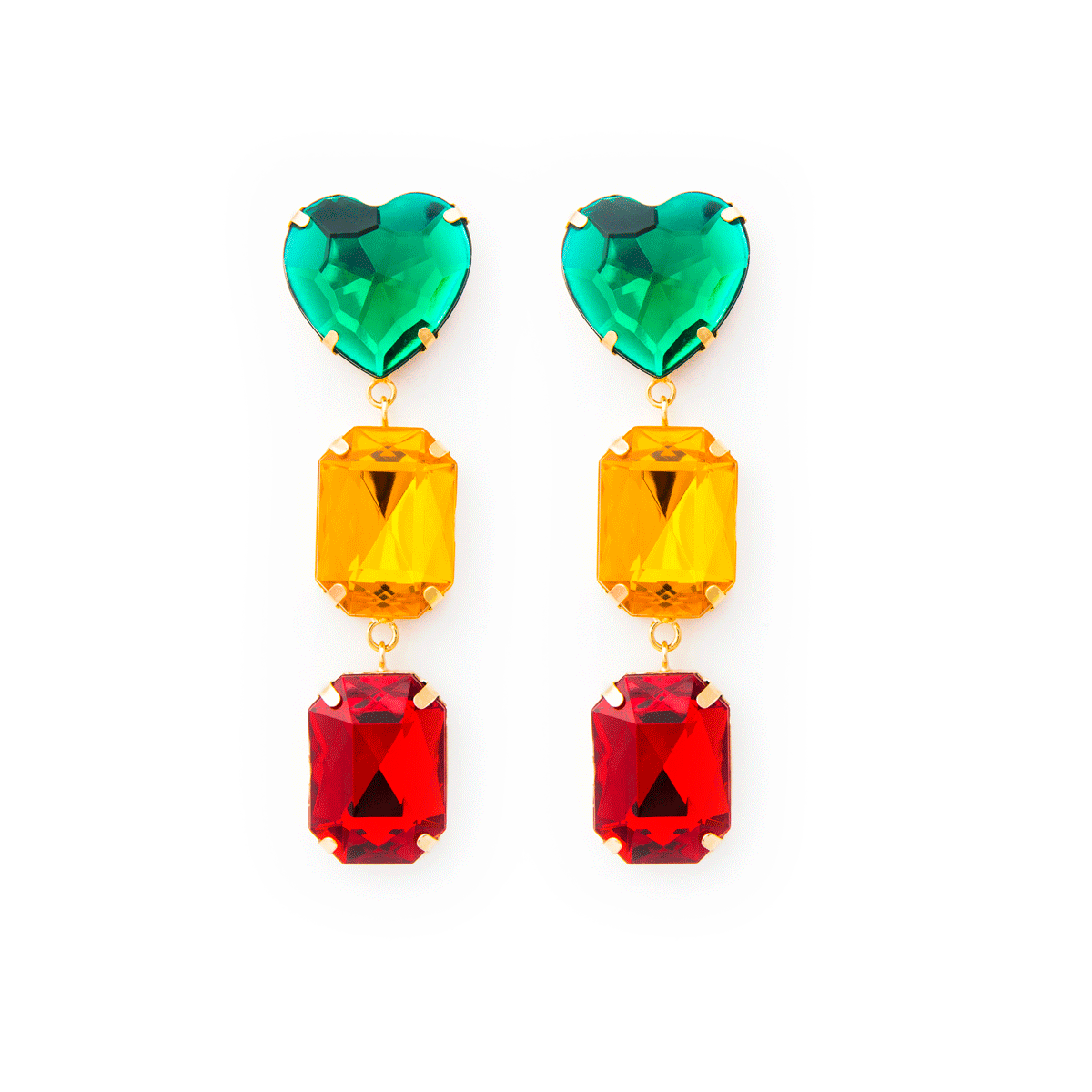 Pakera Pakera, Caliente Earrings in Royal, Tomfoolery London