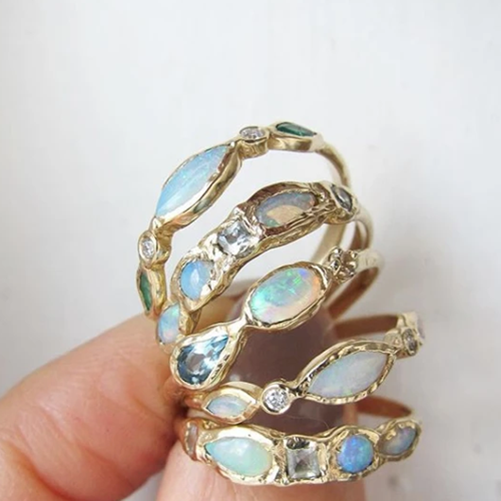 Misa,Marina Mermaid Ring, Tomfoolery London