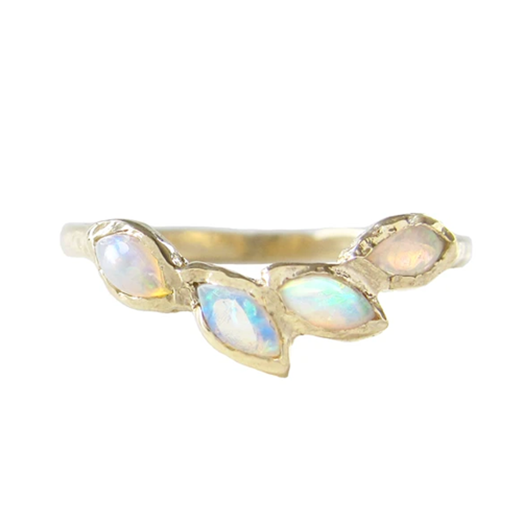 Misa, Petal Opal Ring, Tomfoolery London