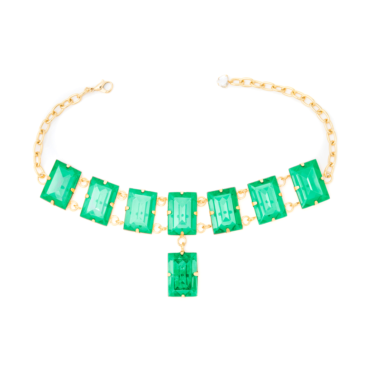 Pakera Pakera, Sabrosita Necklace in Emerald , Tomfoolery London