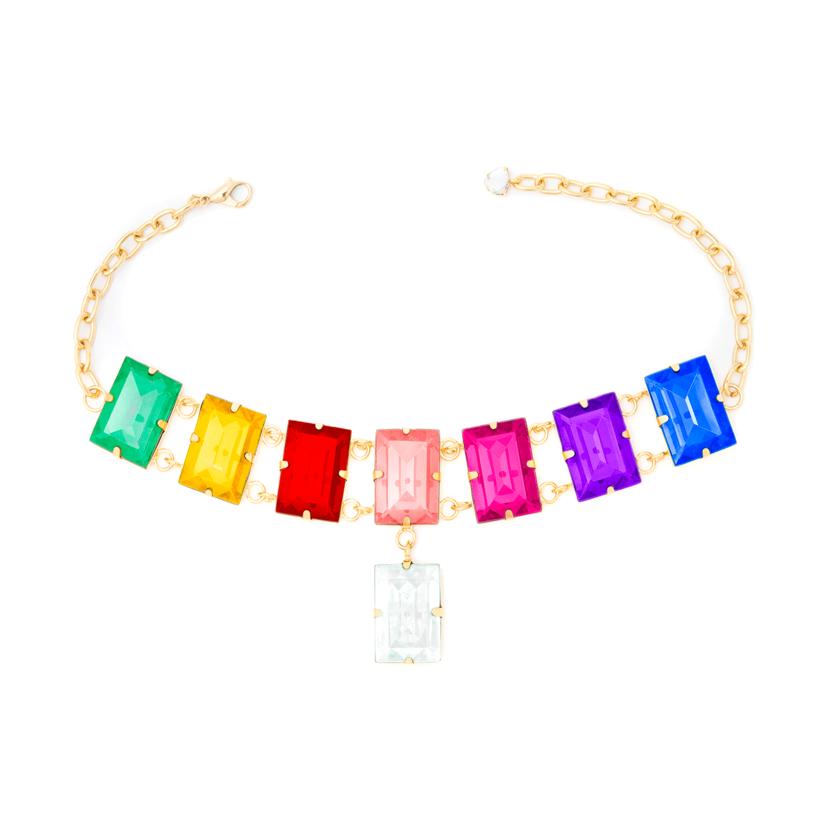 Pakera Pakera, Sabrosita Necklace in Rainbow , Tomfoolery London