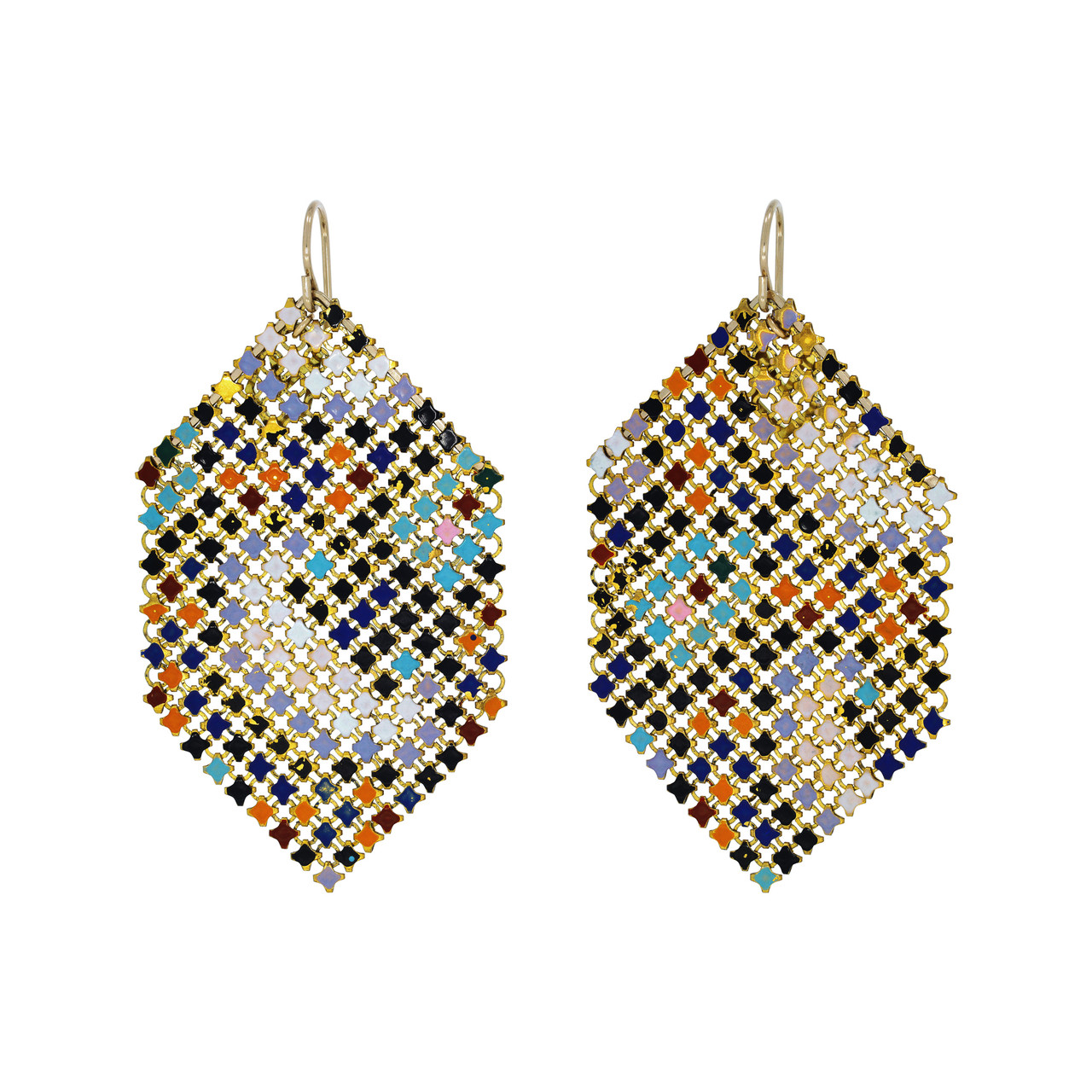 Confetti drop Earrings by Maral Rapp, tomfoolery London | www.tomfoolerylondon.co.uk