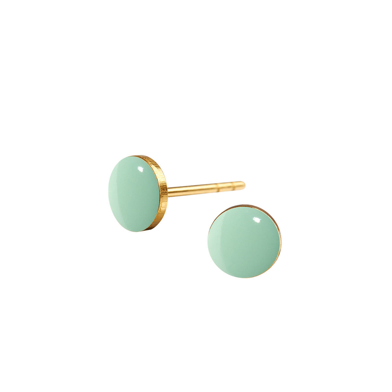 Spot original studs earrings in enamel by Scherning, tomfoolery London | www.tomfoolerylondon.co.uk