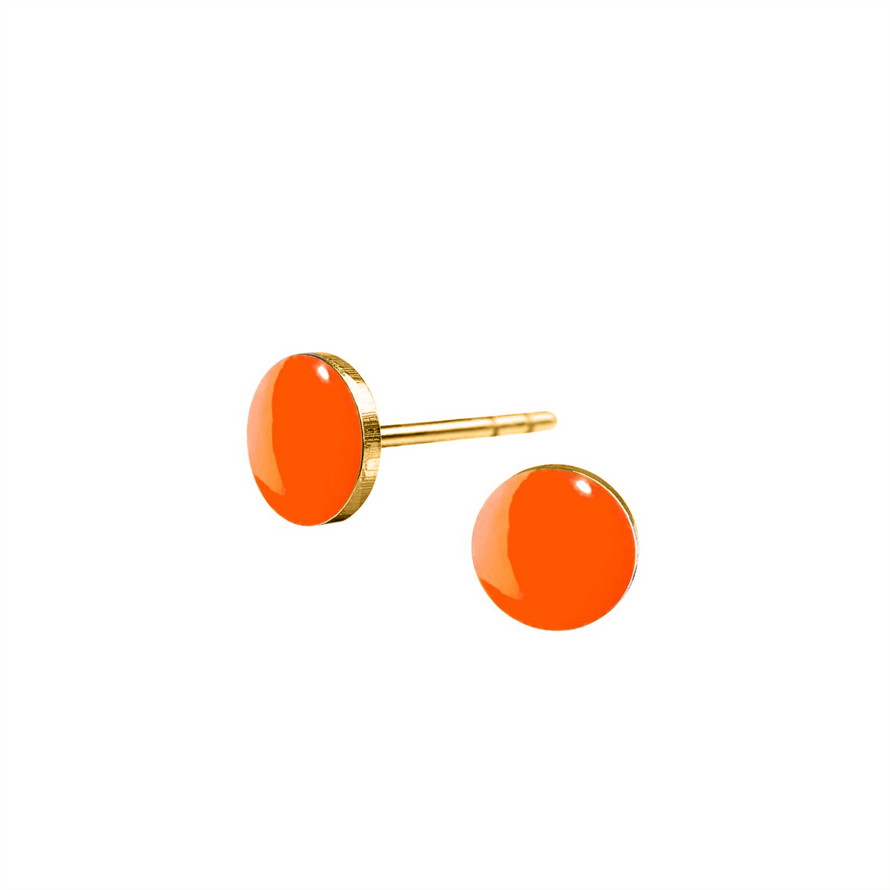 Spot original studs earrings in enamel by Scherning, tomfoolery London | www.tomfoolerylondon.co.uk