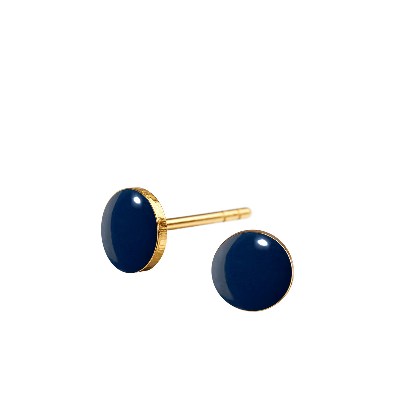 Spot original studs earrings in enamel by Scherning, tomfoolery London | www.tomfoolerylondon.co.uk