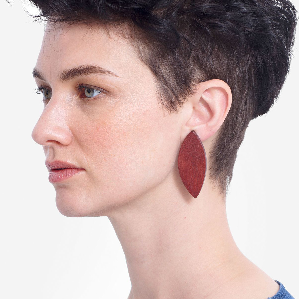 Leaf clip-on earrings by ELK, tomfoolery London | www.tomfoolerylondon.co.uk