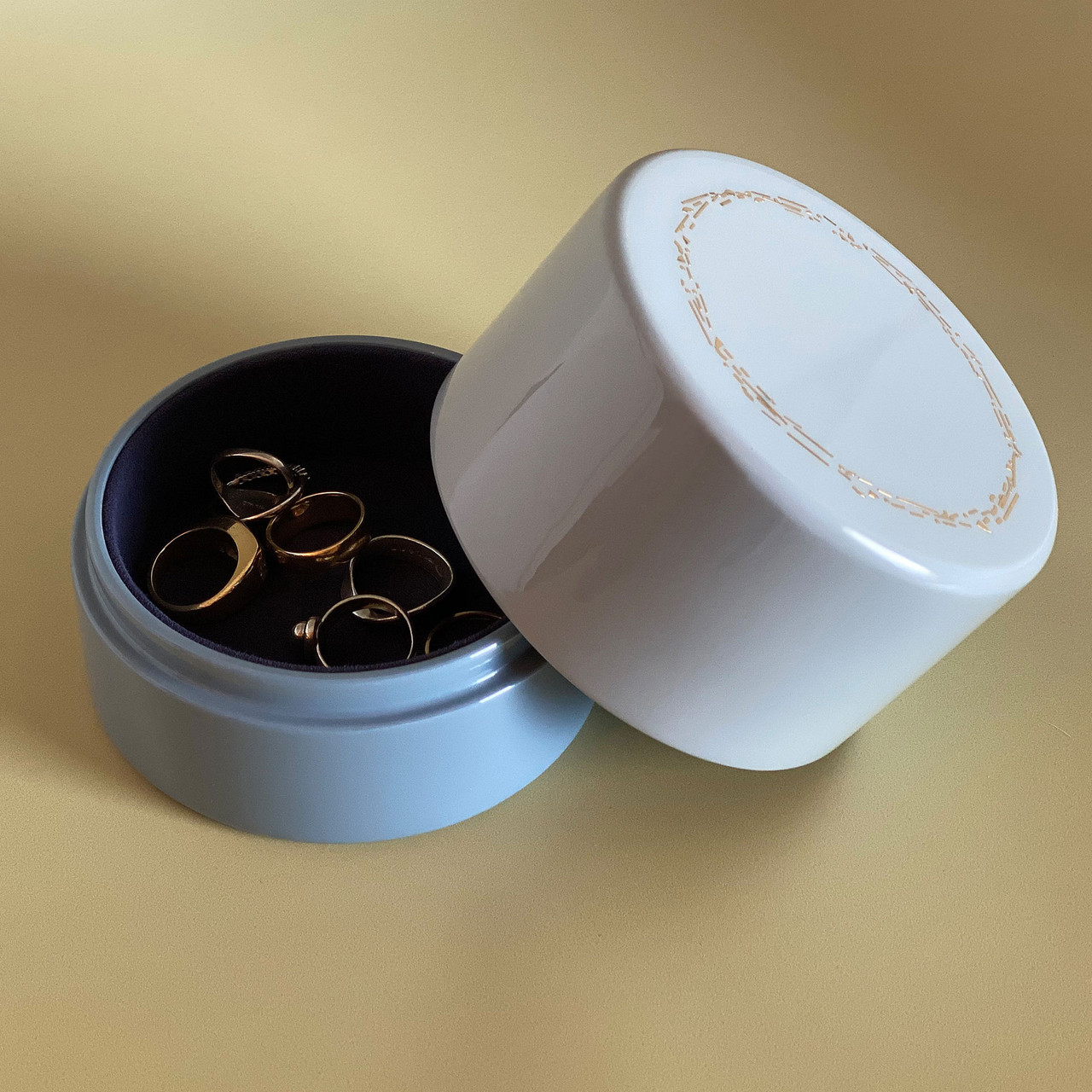 Sidekick Jewellery Box in Evening Blue - Tomfoolery London