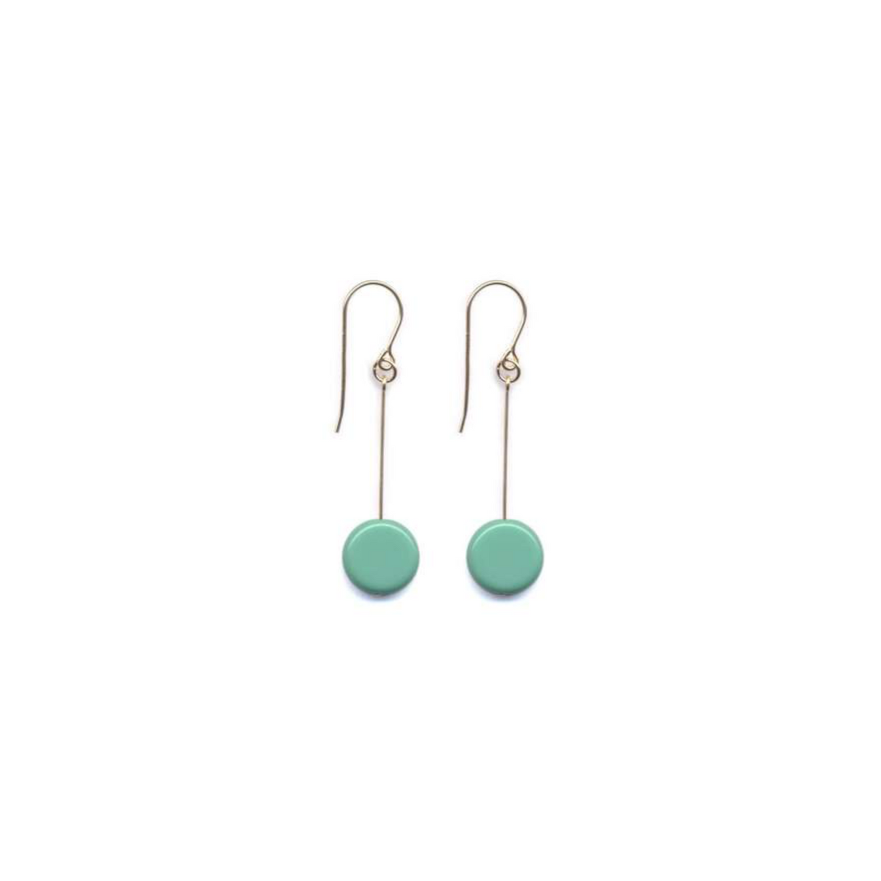 Circle drop earrings by I. Ronni Kappos available at tomfoolery London | www.tomfoolerylondon.co.uk