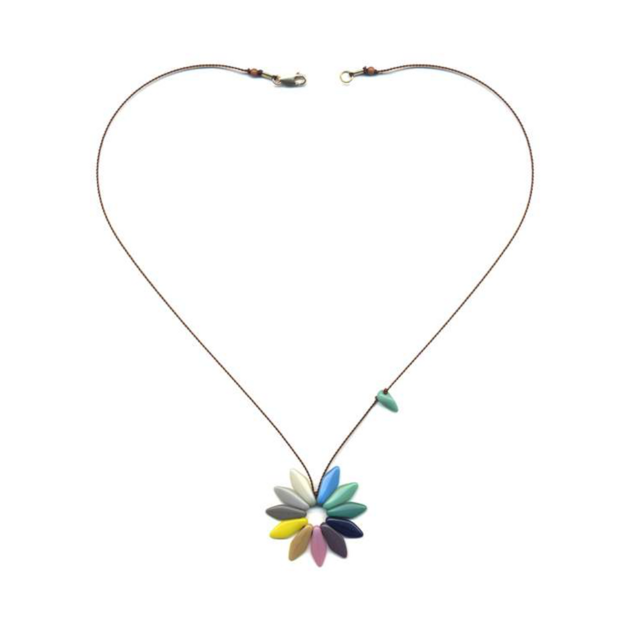 Flower necklace by I. Ronni Kappos available at tomfoolery London | www.tomfoolerylondon.co.uk