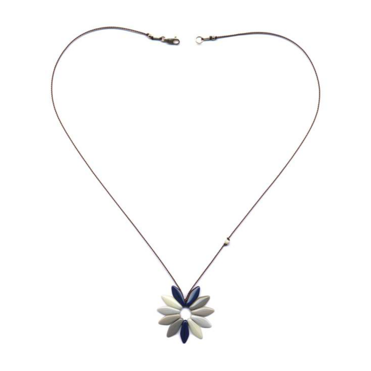 Flower necklace by I. Ronni Kappos available at tomfoolery London | www.tomfoolerylondon.co.uk