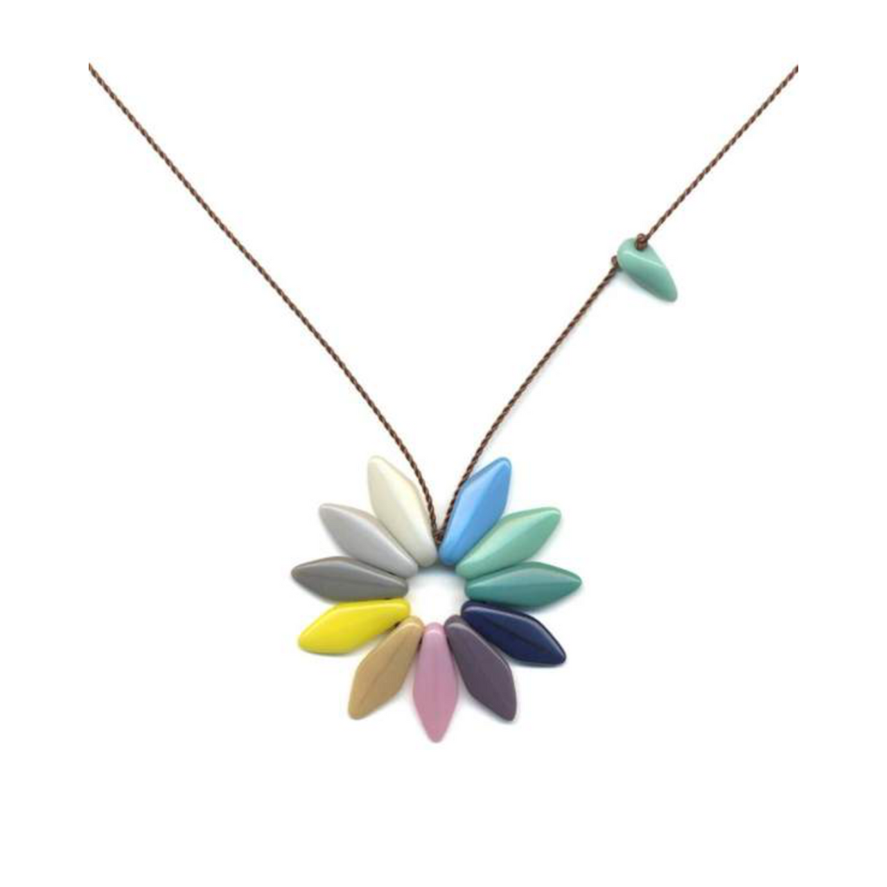 Flower necklace by I. Ronni Kappos available at tomfoolery London | www.tomfoolerylondon.co.uk