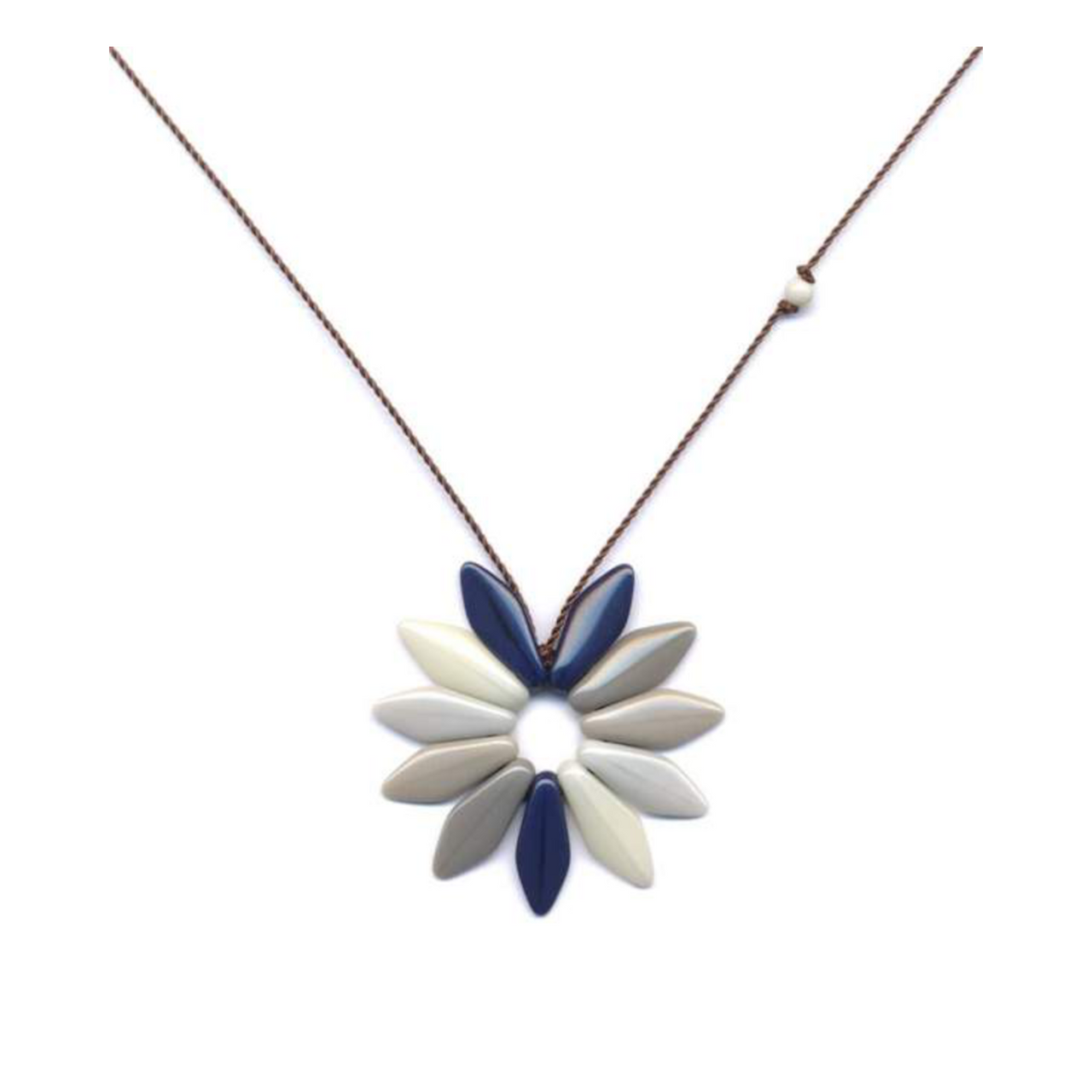 Flower necklace by I. Ronni Kappos available at tomfoolery London | www.tomfoolerylondon.co.uk