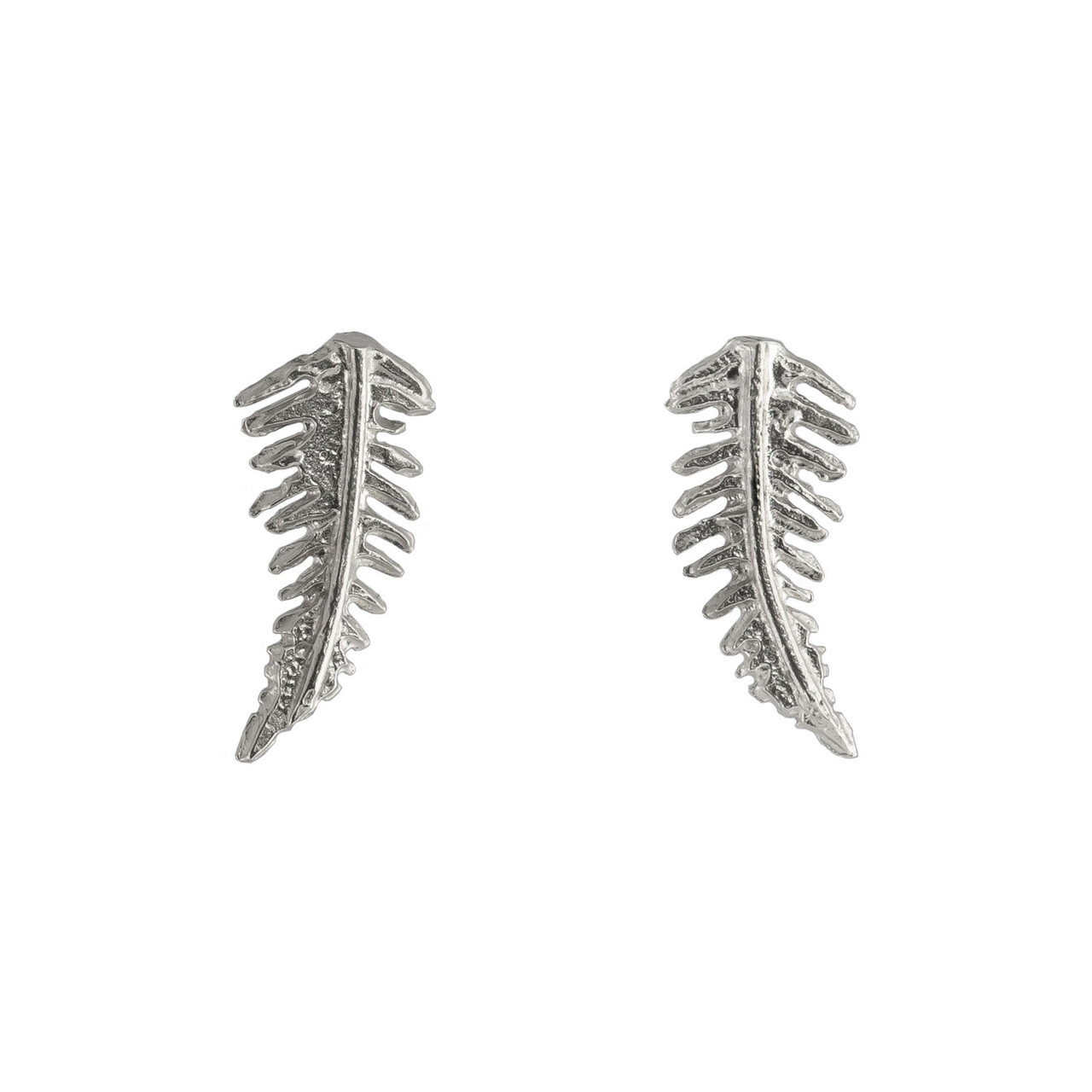 Fern Studs by UK jewellery designer Amanda Coleman. Available to shop online at tomfoolerylondon.co.uk