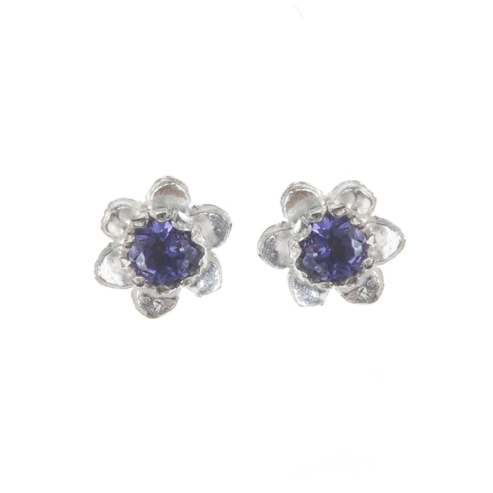 Forget Me Not Stud Earrings, Amanda Coleman. Available to shop online at tomfoolerylondon.co.uk