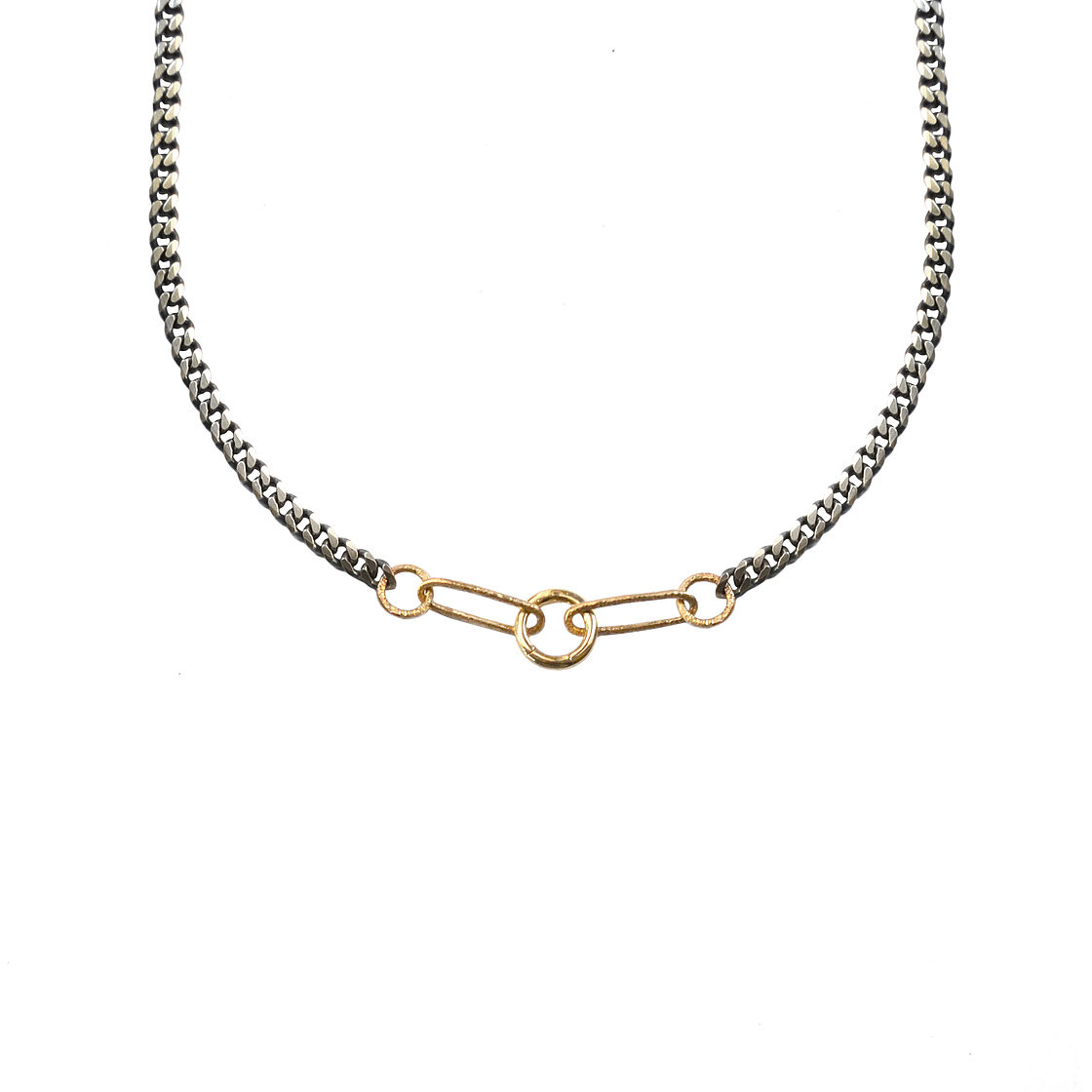 Dan-Yell Psylli Brown Daimond Charm Holder Necklace 10K Gold