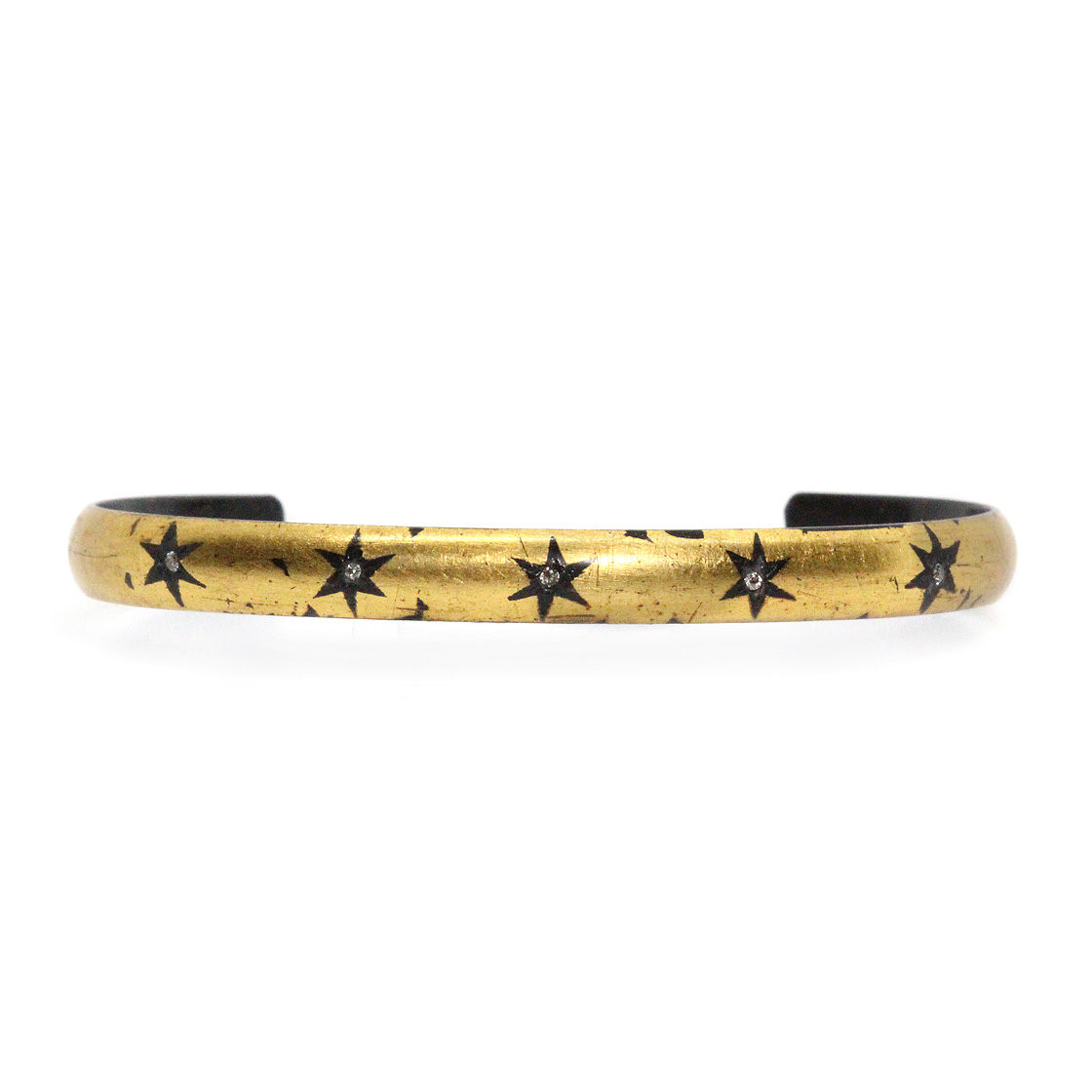 5 star cloaked cuff bracelet by Acanthus available to shop online at tomfoolery London | www.tomfoolerylondon.co.uk