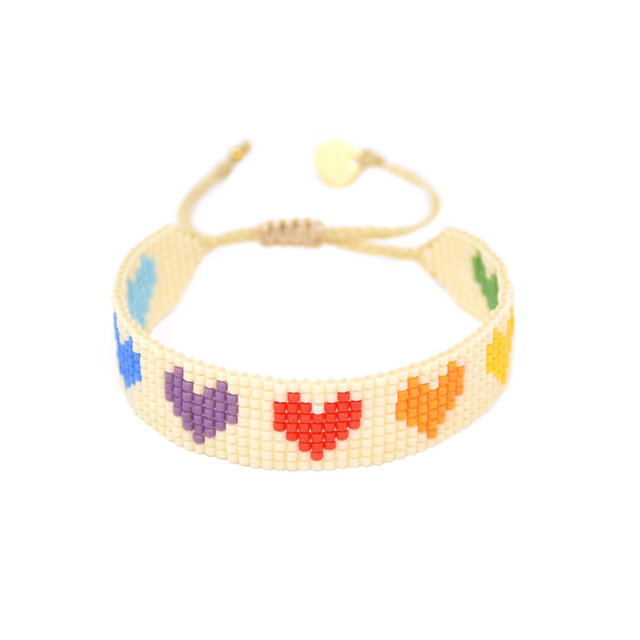 Diy bracelet heart - 68 photo