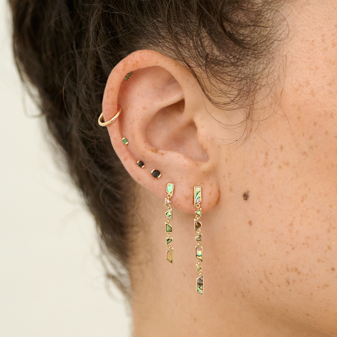 Single Reverse Set Stud by metier by tomfoolery. Shop metier by tomfoolery online at tomfoolerylondon.co.uk