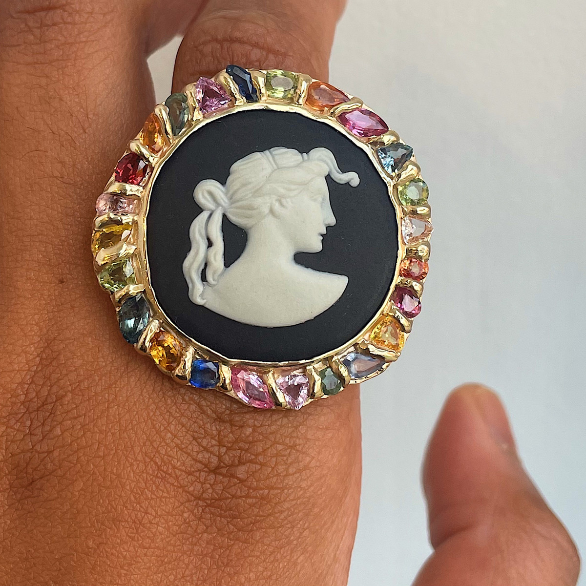 Matilda Art Ring by Ciara Bowles available at tomfoolery London as a part of Art Ring 2021 exhibition.