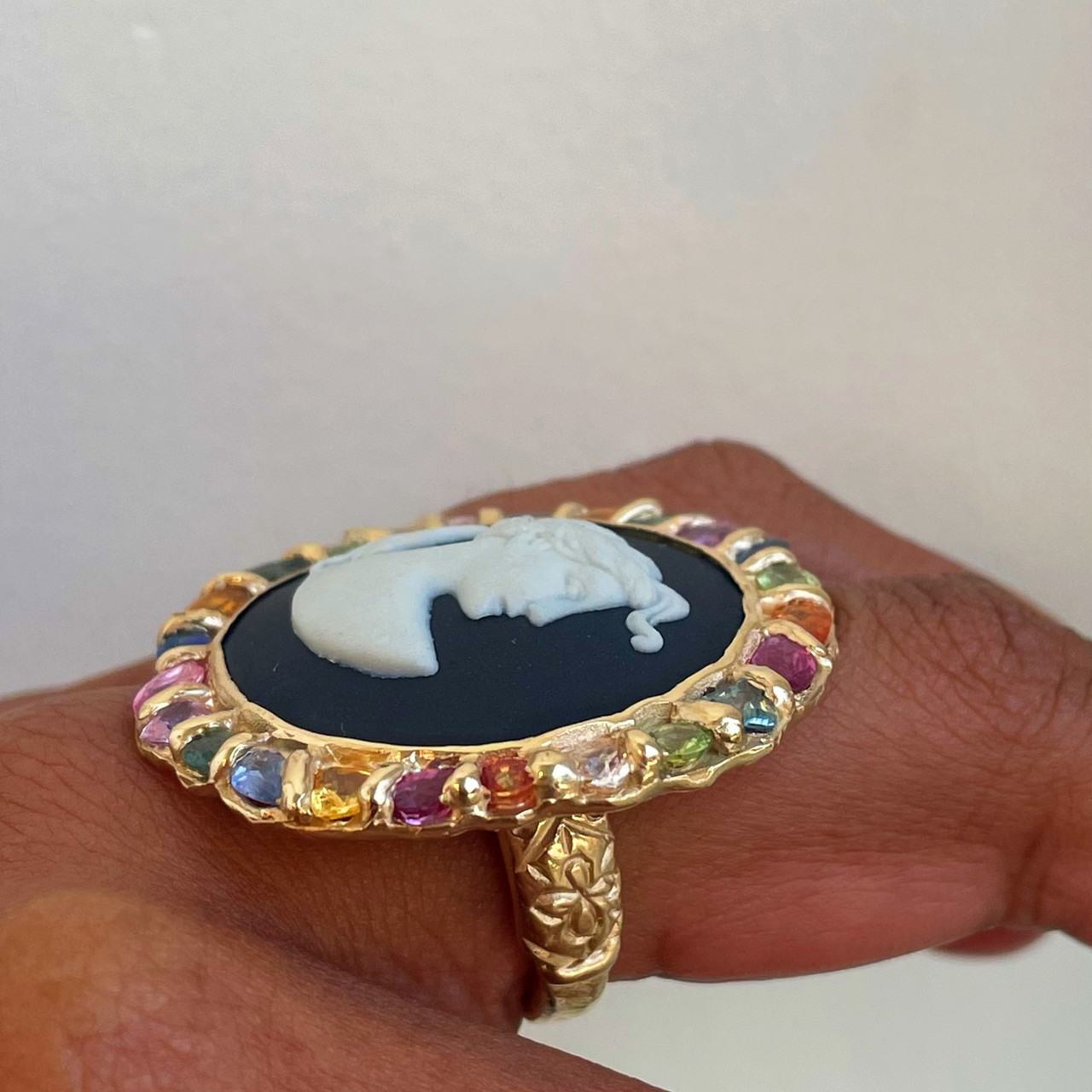 Matilda Art Ring by Ciara Bowles available at tomfoolery London as a part of Art Ring 2021 exhibition.