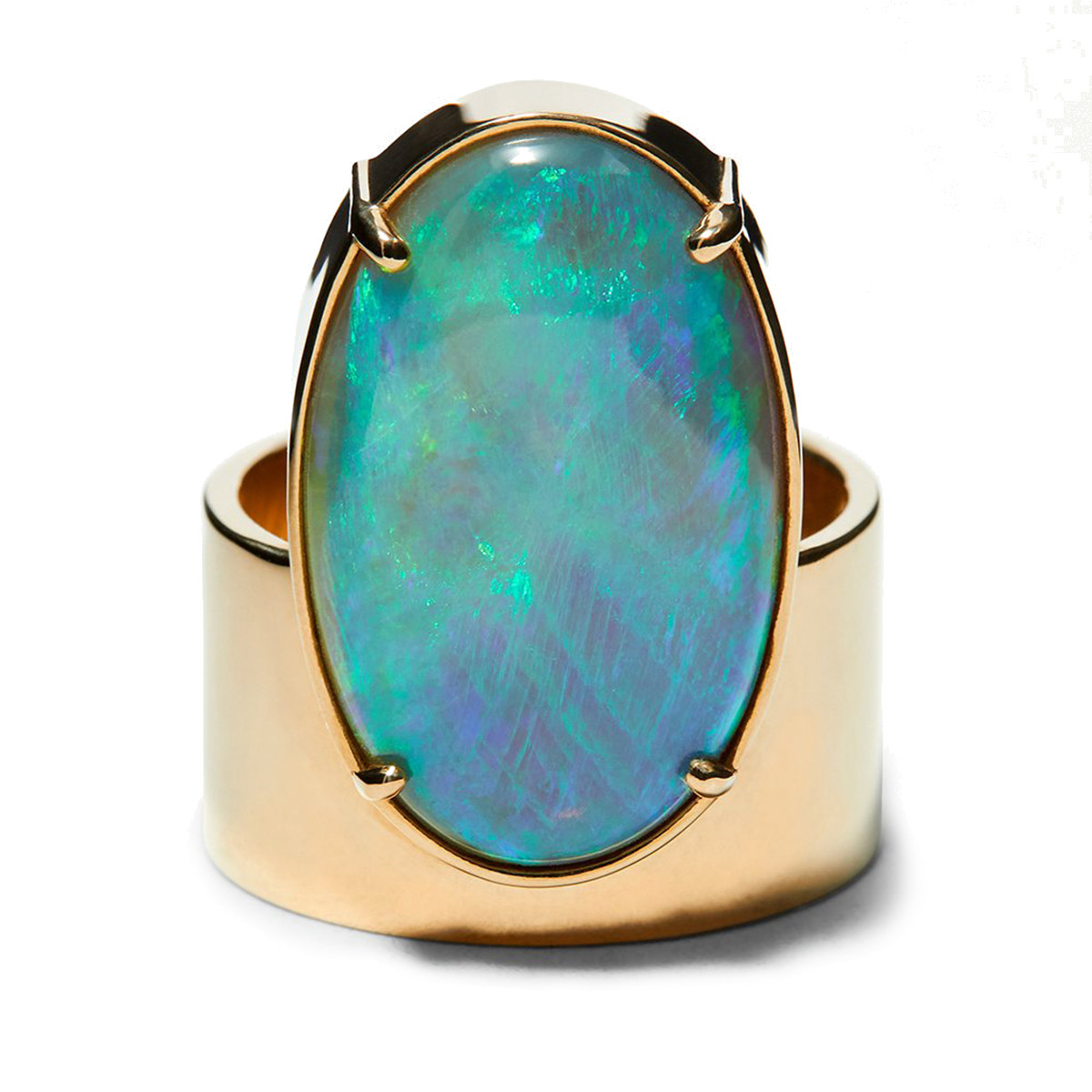 Opal Monolith Art Ring by Wwake available at tomfoolery London as a part of Art Ring 2021 exhibition.