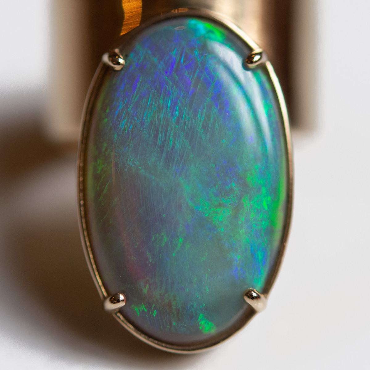 Opal Monolith Art Ring by Wwake available at tomfoolery London as a part of Art Ring 2021 exhibition.