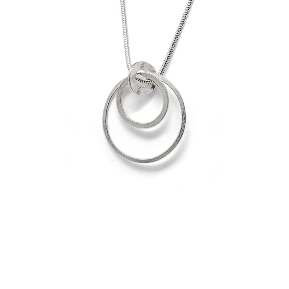 Honesty Trio Silver Pendant by Latham and Neve available at tomfoolery london