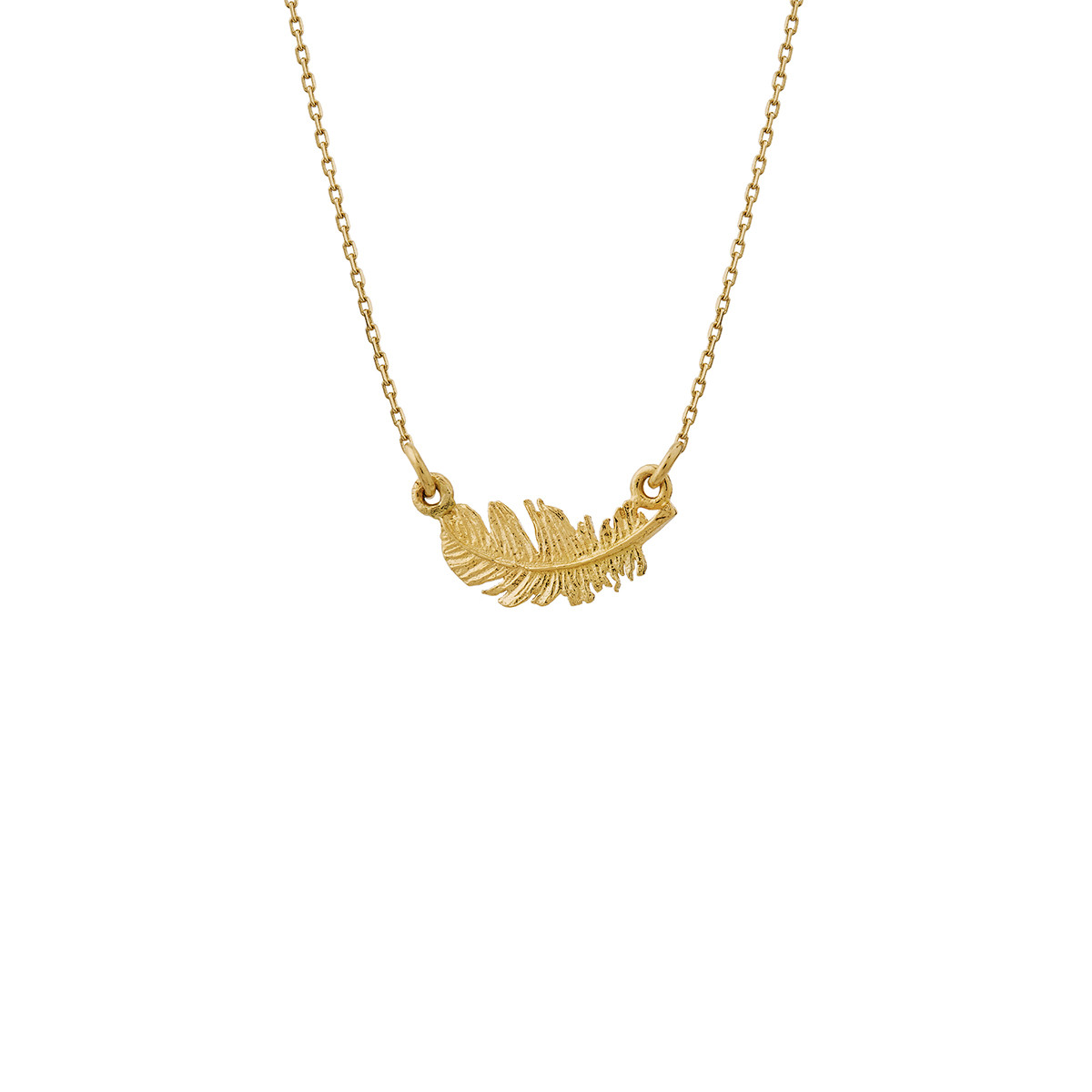 In-Line Plume Necklace by Alex Monroe available to buy online at tomfoolery london