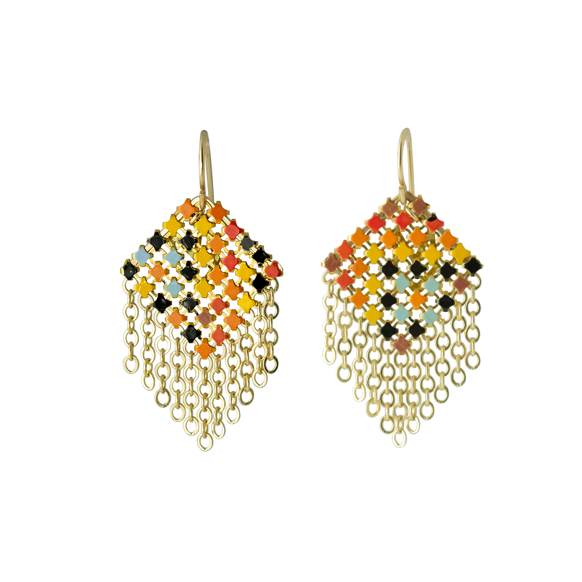 Small Festival Fringed Earrings, Maral Rapp, tomfoolery London | www.tomfoolerylondon.co.uk