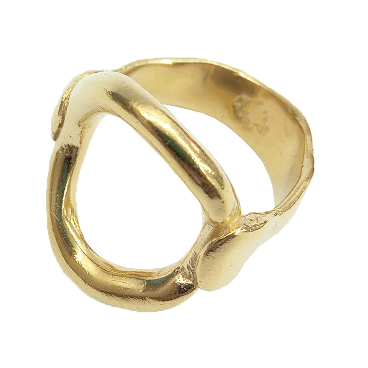 Capri Gold Ring by Karen Hallam available at tomfoolery london