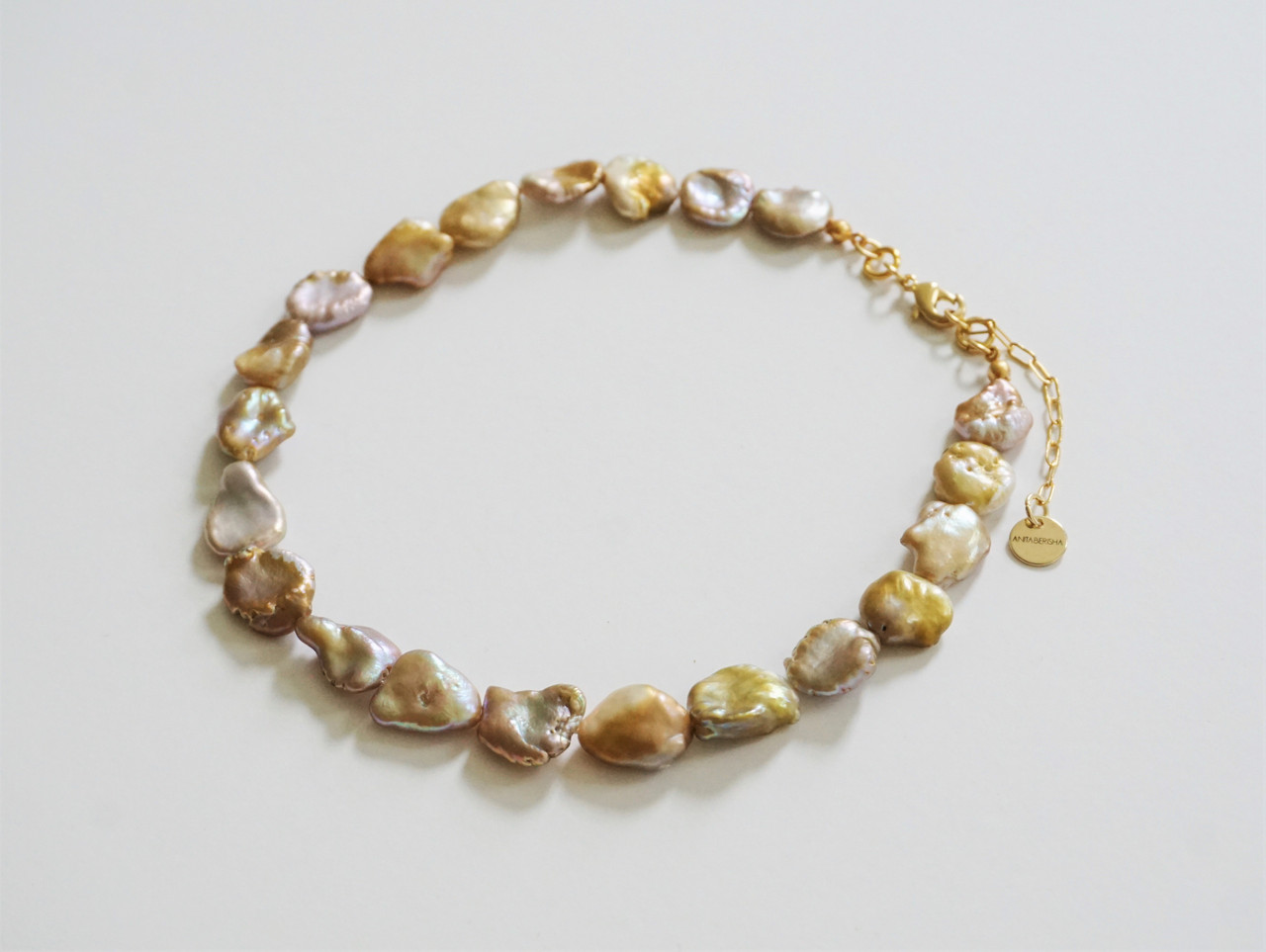 She is Rare Pearl Collar Necklace by Anita Berisha available to shop online at tomfoolery London. Tomfoolery London is Anita Berisha UK, London stockist.