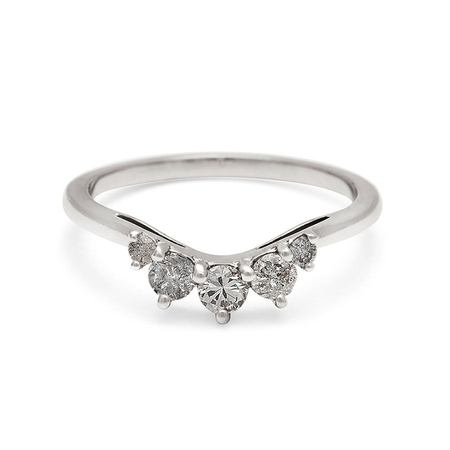 Anna Sheffield: Grey Diamond Cosmic Luna Tiara Band, tomfoolery