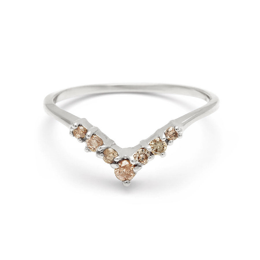 Anna Sheffield: Champagne Diamond Celestine Tiara Band, tomfoolery