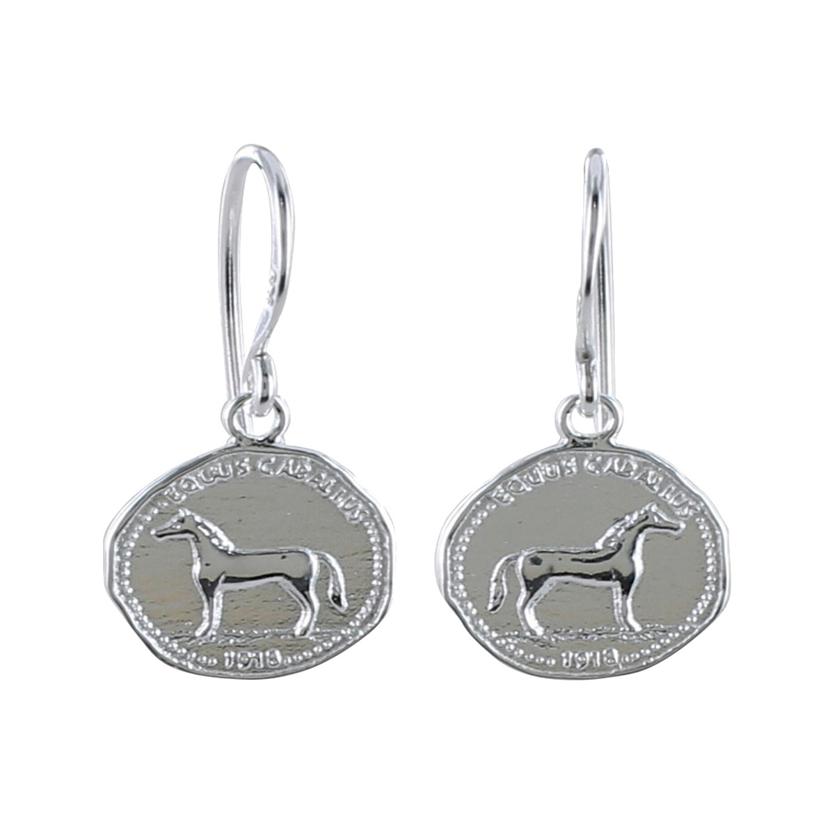 Reeves & Reeves: Horse Coin Earrings, tomfoolery