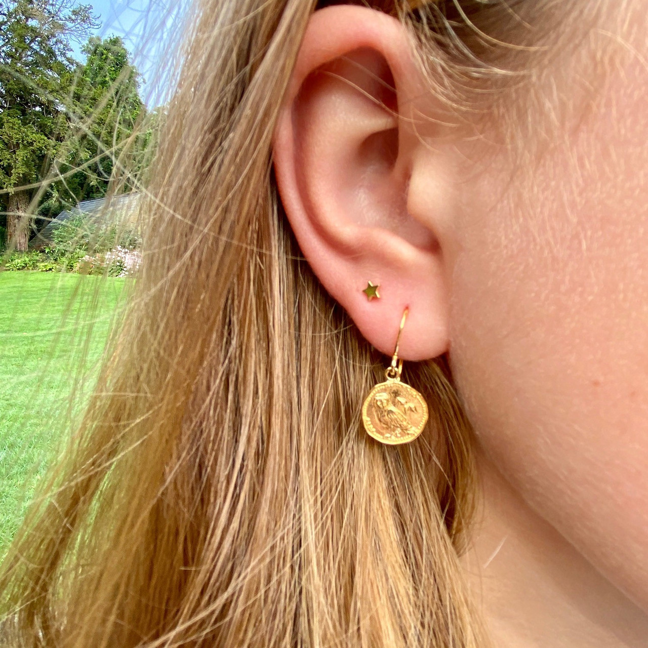 Reeves & Reeves: Owl Coin Earrings, tomfoolery