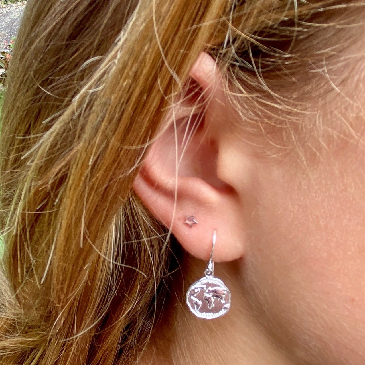 Reeves & Reeves: World Coin Earrings, tomfoolery