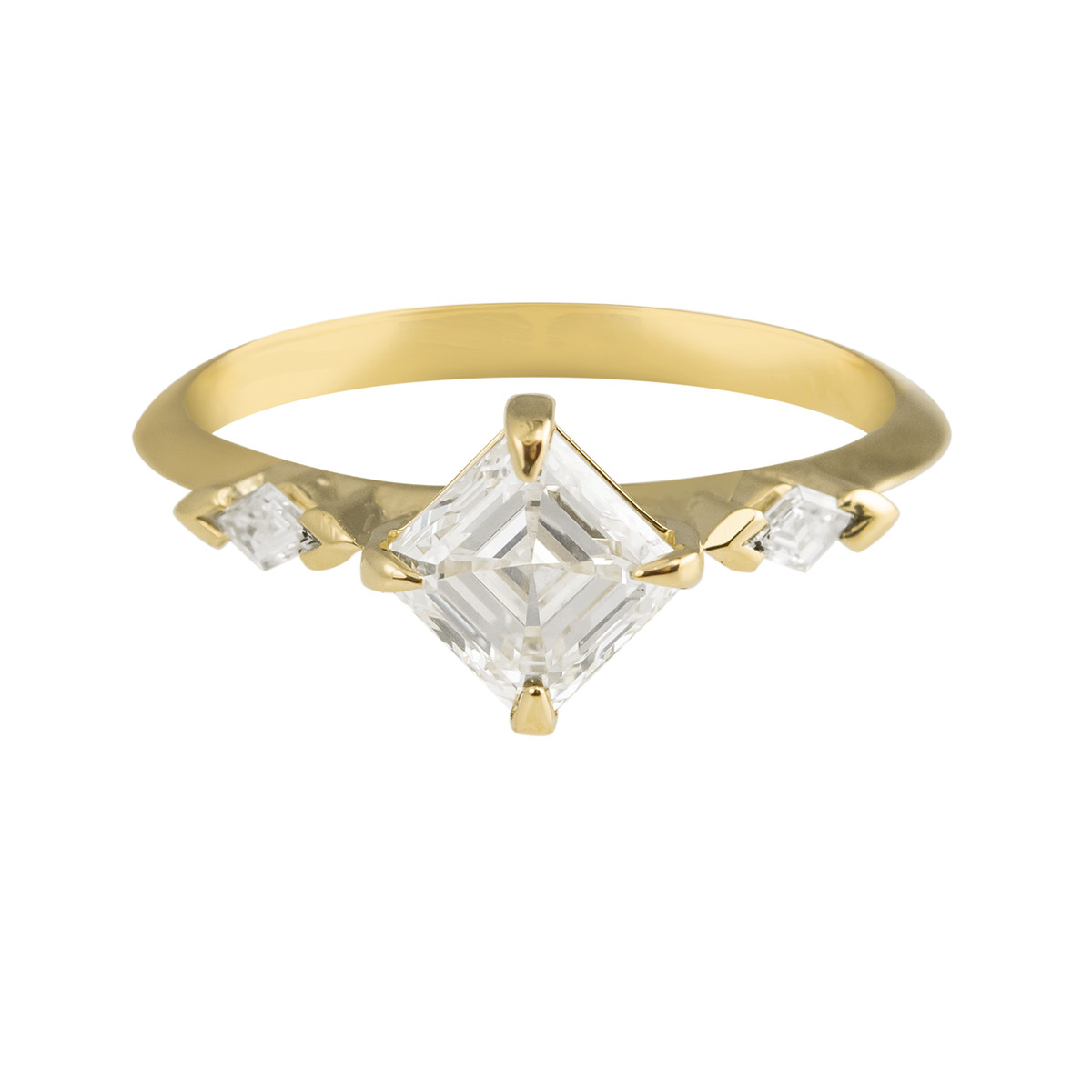 ART ECHO: LeVeque Three Stone Diamond Ring, tomfoolery