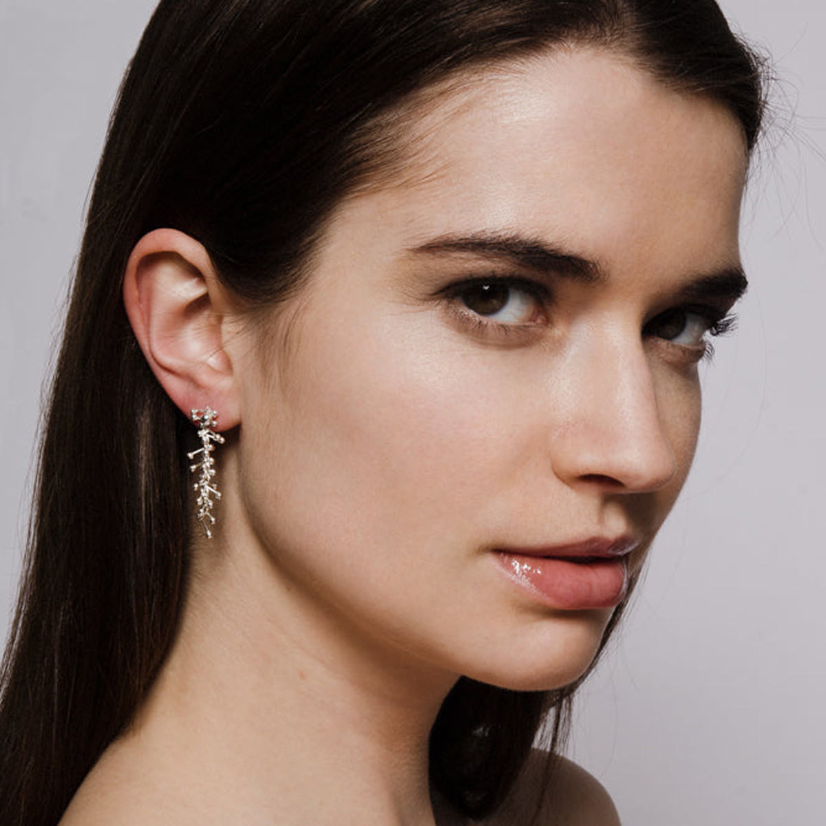 Molecule Drop Earrings, Yen, Tomfoolery London