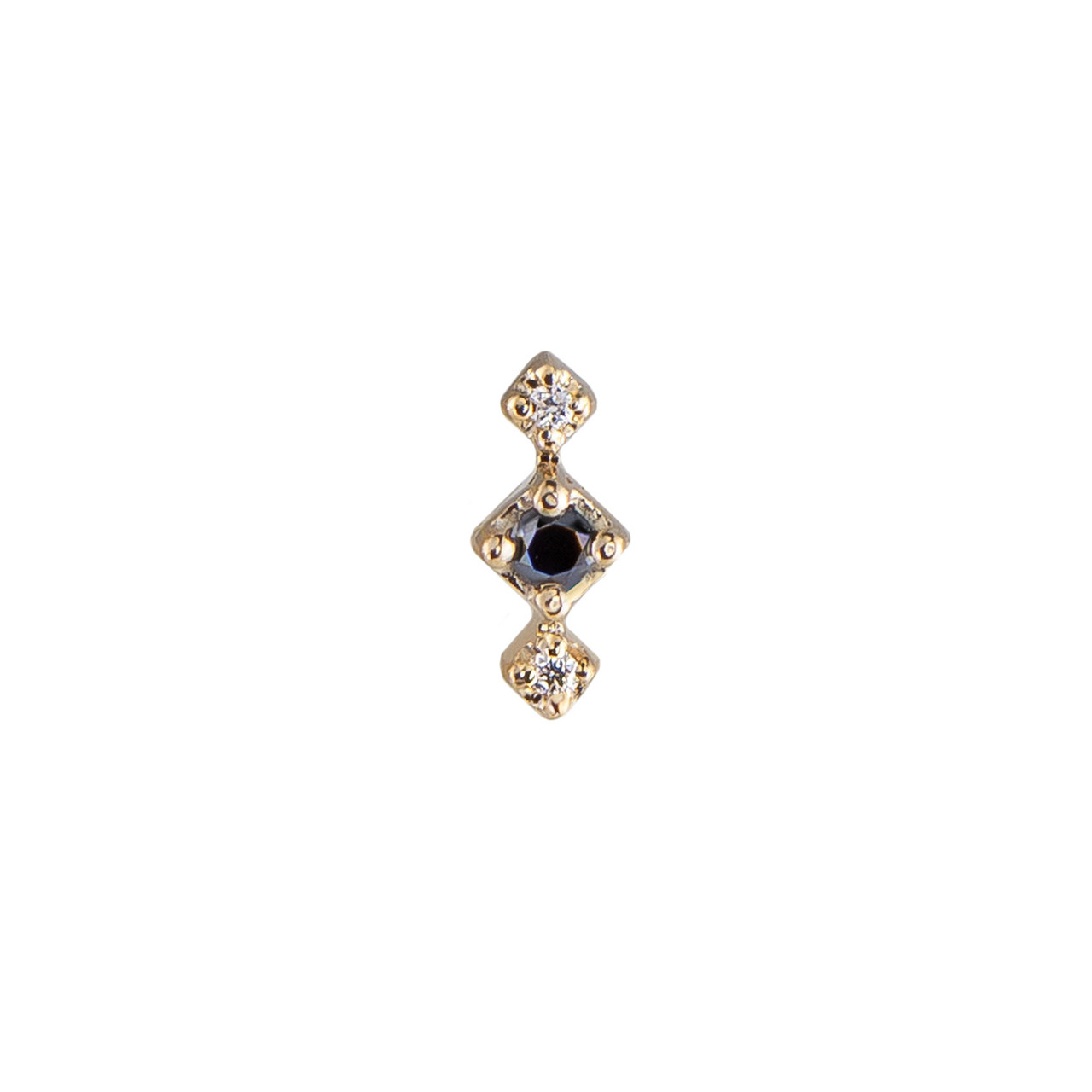 metier by tomfoolery: Three Stone Petite Studs