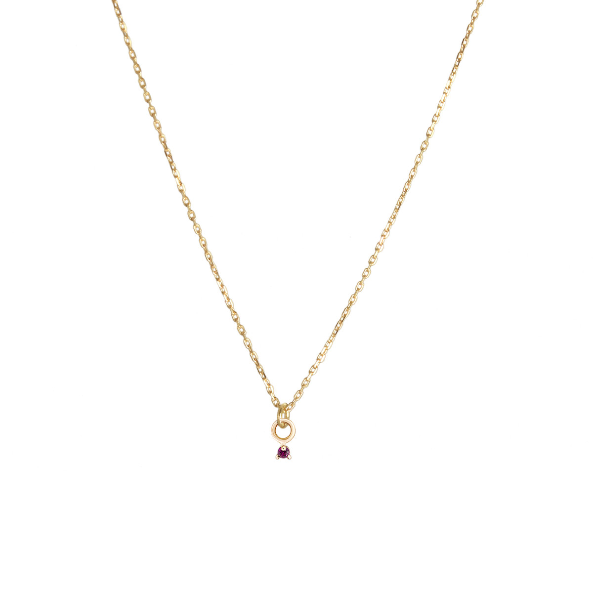 metier by tomfoolery: Petite Ruby Pendant